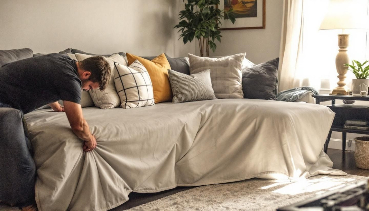Comment choisir et installer une housse pour canapé d'angle ?